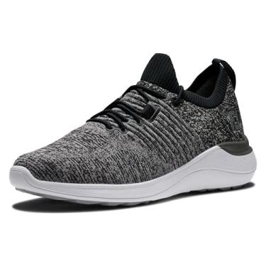 Imagem de FootJoy Tênis de golfe feminino Fj Flex XP estilo temporada anterior, Carvão, 6.5