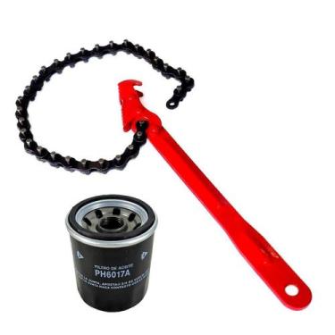 Imagem de Chave De Corrente Para Filtro Óleo Universal Grande 12 Pol - IDEA+PRO