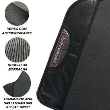 Imagem de Tapete de carro automotivo universal emborrachado volkswagen vw gol pa