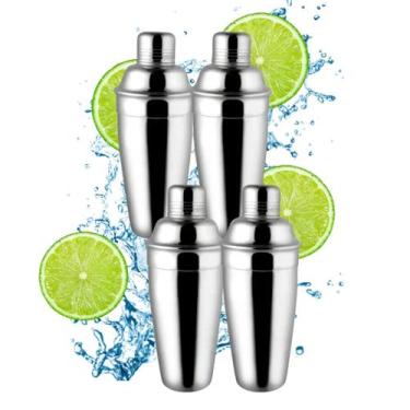 Imagem de Coqueteleira Inox 720 Ml 4 Peças Drinks Caipirinha Bar - Inter.P