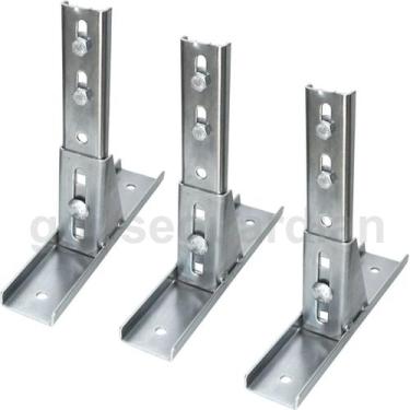 Imagem de Kit 3x Suporte Fixação De Trilho Motor Portão Eletrônico Basculante - 