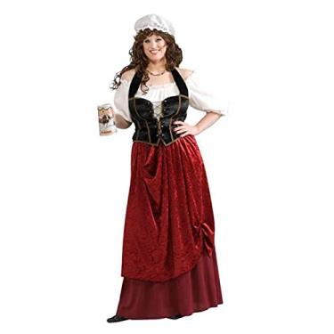 Imagem de Forum Novelties Fantasia feminina Taverna Wench Plus Size, Multicor, Plus