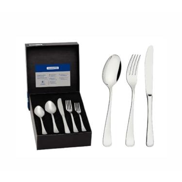 Imagem de Faqueiro Tramontina Mônaco em Aço Inox com Facas de Mesa Forjadas Acabamento Brilho 30 Peças