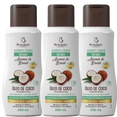 Imagem de Kit 3 Sabonete Íntimo Óleo De Coco 200Ml - Bio Instinto