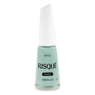 Imagem de Esmalte Risqué Menta Liza Cremoso 8ml