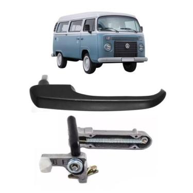 Imagem de Kit Guia Central E Maçaneta Porta Lateral Correr Kombi Carat - Superce