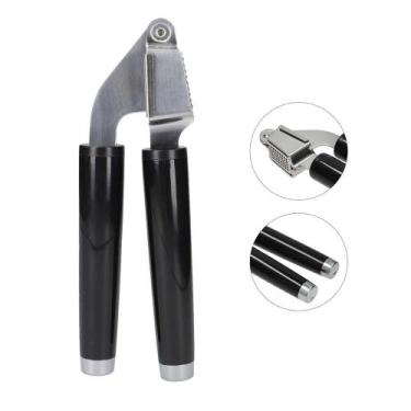 Imagem de Espremedor Amassador Alho Inox Cozinha KitchenAid, Preto