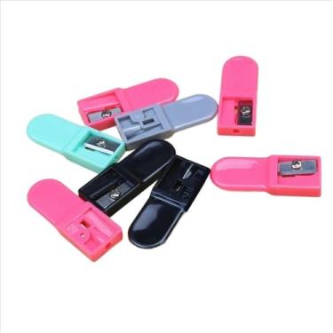 Imagem de 5 apontadores de grafite para lápis, dispositivo de moedor de núcleo de chumbo, mini apontador mecânico de bolso de 2,0 mm, material escolar