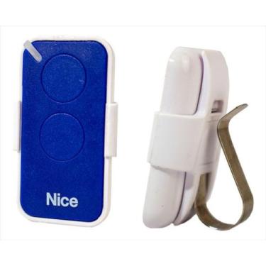 Imagem de Controle remoto era inti azul 433 mhz nice com 2 botões