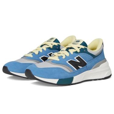 Imagem de New Balance Tênis unissex adulto 997r, Pedra do mar/oceano profundo/pergaminho, 9.5 Women/8 Men