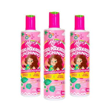 Imagem de Kit 3 Und Condicionador Regarv Todo Poderoso Cachinho Kids 300ml
