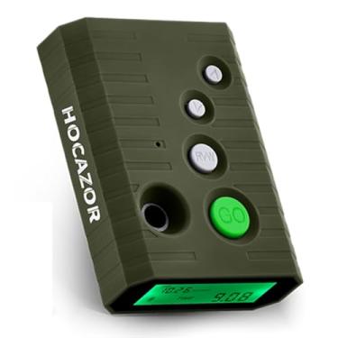 Imagem de Hocazor Temporizador de tiro atualizado HT01 para tiro, 4 modos para treinamento tático, com campainha alta, sensores inteligentes para competição de alcance global de atiradores, luz de tela LCD e