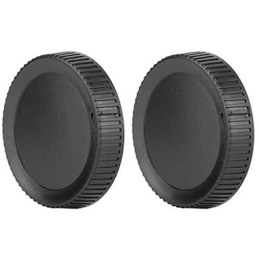 Imagem de 2 peças de capa de lente para câmera Z6 Z7 Z50 e câmera Z-Mount - preta