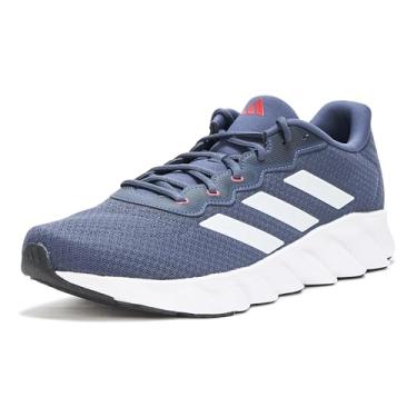 Imagem de adidas Tênis de corrida unissex Switch Move, Azul marinho/branco/preto, 7.5 Women/6.5 Men