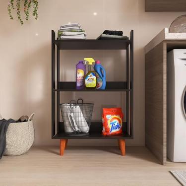 Imagem de Armário Multiuso Lavanderia Organizador Movlar - Mod.0704 (Preto)