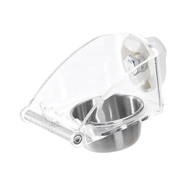Imagem de Generic Comedouro para Aves em Gaiola, Dispensador de Ração, Recipiente de Alimentação, Itens para Gaiola de Periquito, Coletor de Ração, S