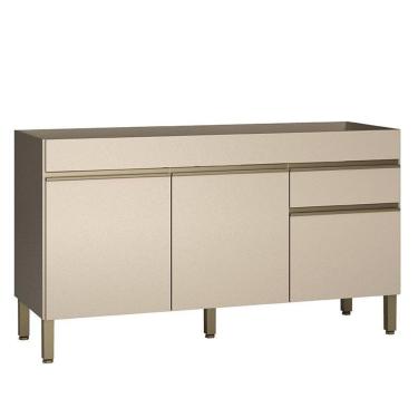 Imagem de Balcão De Pia Line 150 Cm Vanilla - Kits Paraná