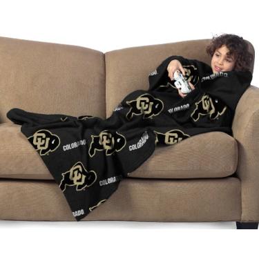 Imagem de Cobertor infantil confortável NCAA Colorado Golden Buffaloes com mangas