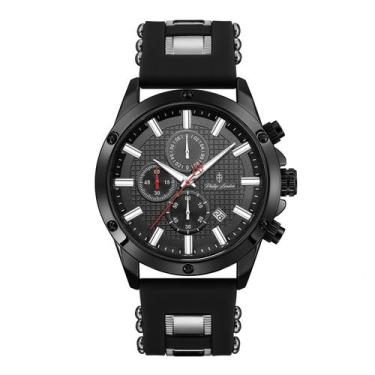 Imagem de Relógio Masculino Falcon Black 46mm - Phillip London