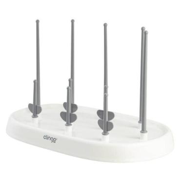 Imagem de Suporte Escorredor Mamadeiras Bico Chupeta Acessórios - Clingo