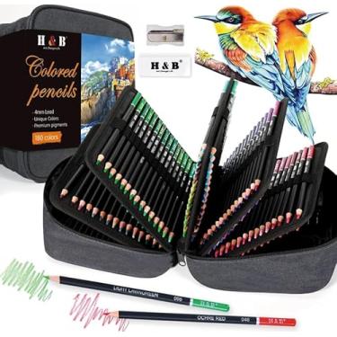 Imagem de Conjunto de 60 lápis de cor, desenho de artista, lápis de colorir para projetos de arte de livros de colorir para adultos