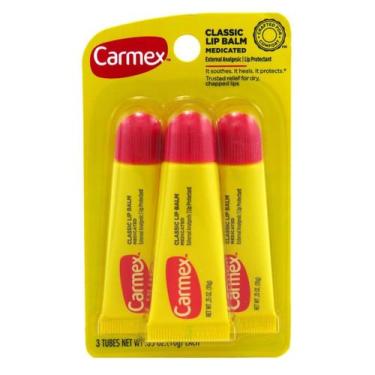 Imagem de Bálsamo labial Carmex Original Formula Classic 10 ml (pacote com 12)