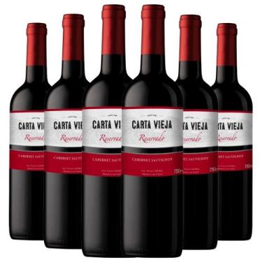 Imagem de Kit 6 Vinhos Carta Vieja Reservado Cabernet Sauvignon - Kit Divvino