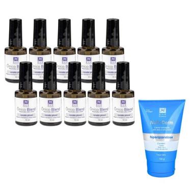 Imagem de Kit 10 Ônico Blend 10ml Pincel + 1 Creme Nutri Derm 100gr - RHR Cosmét