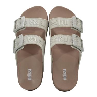 Imagem de Tamanco Melissa Cozy Slide M-Lover Adulto Marrom/Bege