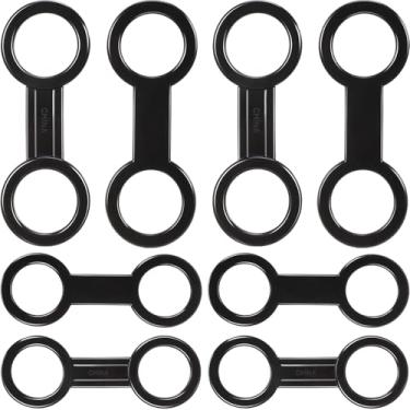 Imagem de Weewooday 8 peças de clipe de silicone para snorkel de mergulho para kit de trava de alça de máscara, suporte de tubo de alça de máscara de mergulho retentor universal acessório de plástico acessórios