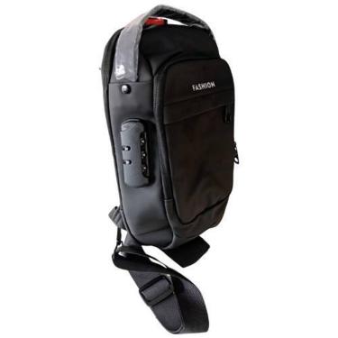 Imagem de Bolsa Mochila De Ombro Anti Roubo Transversal Usb Pochete