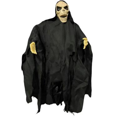 Imagem de Caveira Esqueleto Halloween Dia das Bruxas Festa Tematica Fantasma Susto Grito Luz Baru...