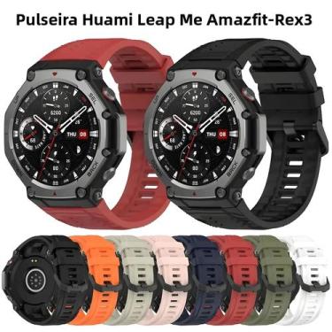 Imagem de Pulseira De Silicone Amazfit T-REX3 Para Relógio HuaMi, Fácil De Insta