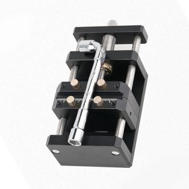 Imagem de FTVOGUE Torno Autocentrado para Carpintaria, Torno de Bancada Em Liga de Alumínio Com Fixação Central para Fresadoras e Furadeiras