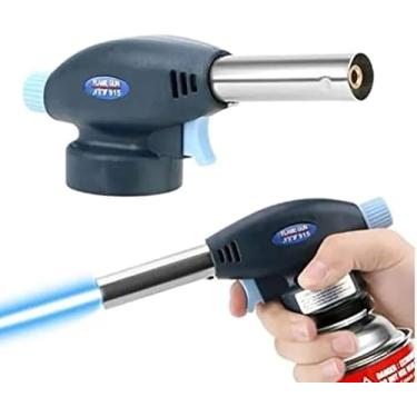Imagem de Maçarico Culinário Portátil com Acendimento Automático e Chama Ajustável