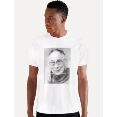 Imagem de Camiseta Reserva Masculina Peace Print Branca-Masculino