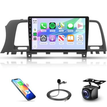 Imagem de Rádio automotivo 4G + 64G para Nissan Murano 2008-2014, Rimoody Android, estéreo, sem fio, Carplay, Andorid, espelho automático, navegação GPS, WiFi, tela sensível ao toque, Bluetooth, FM/RDS EQ-32