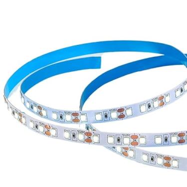 Imagem de Fita de Led, 5 Metro Fita Led 12v 120 Por Metro Alta Luminosidade e Decoração Flexível(Branco Quente,Com Fonte)