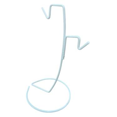 Imagem de Expositor Suporte de Mesa para Bananas – Fruteira com Gancho em Aço para Cacho de Bananas(Banco - 2 Ganchos)