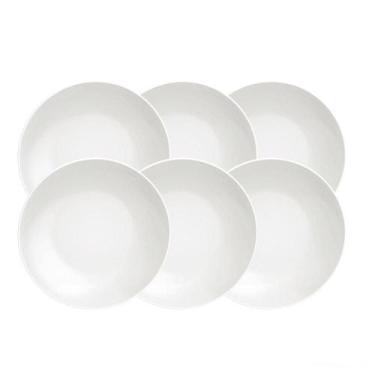 Imagem de Kit Prato Fundo Tramontina Sophia Em Porcelana Decorada 22 Cm 06 Peças