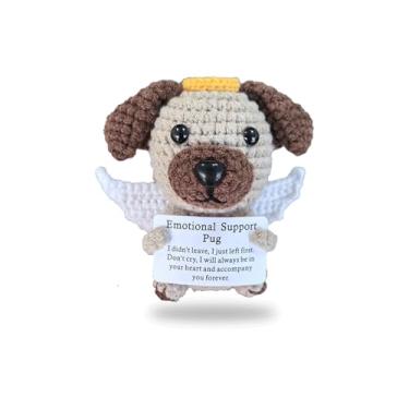 Imagem de wuguimeii Pet Loss Gift, Memorial Sympathy Gifts for Loss of Dog, Dog Lover Gifts for Pet Lover, Handmade Crochet Doll, Memorial Crochet Doll with Card