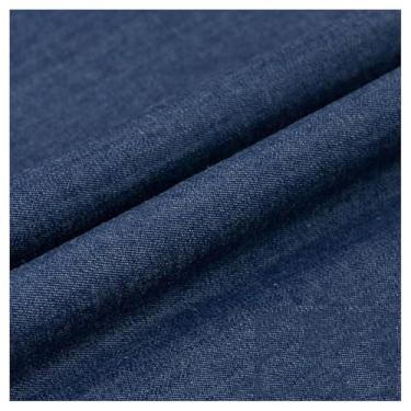 Imagem de Tecido Jeans Lavado Azul Material Não Elástico Tecido De Costura Para Jaquetas 150 Cm De Largura Algodão Jaquetas E Costura DIY(Blue 2,0.5x1.5M)