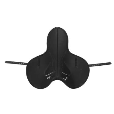 Imagem de aqxreight Almofada de Sela de Cavalo Tapete Protetor de Microfibra Confortável Antiderrapante Absorvente de Choque Preto