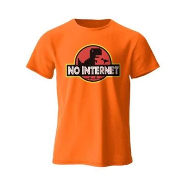 Imagem de Camiseta De Algodão Oversized Masculina Com Estampa Engraçada Sem Inte