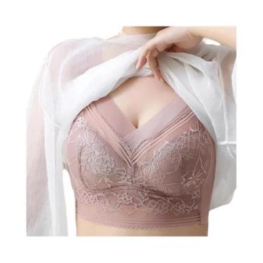 Imagem de Sutiã Sexy De Renda Com Efeito Push up Para Mulheres, Sem Costura, Cop