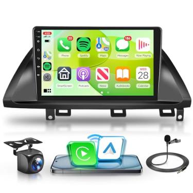 Imagem de Chip Snapdragon Qual-comm 8 Core 4G + 64G para Honda Odyssey 2005 2006 2007 2008 2009 2010 rádio estéreo de carro, carplay sem fio, Android Auto, 5G WiFi GPS, câmera de backup Bluetooth IPS de 10