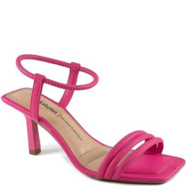 Imagem de Sandália Minimalista Salto Fino Bico Quadrado Dakota Z9421-Feminino