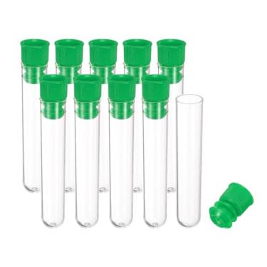 Imagem de Generic Suporte de armazenamento de agulha de costura de plástico de 1,5 x 6 cm, 10 peças de pino de agulha de bordado portátil para tubos de armazenamento de palitos de dente para tricô artesanal