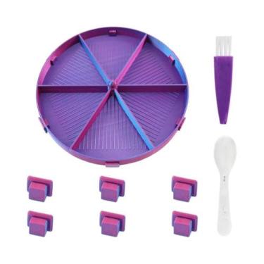 Imagem de Bandejas De Armazenamento Para Pintura Com Diamantes Com 6 Compartimen