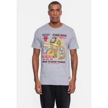 Imagem de Camiseta Mitchell & Ness NBA Masculina Rings Chicago Bulls Masculino-Masculino
